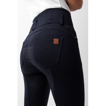 Pantalones de Montar con Cintura Alta deAsiento Completo de Silicona para Mujer Tara Horze Pantalones de Montar con Cintura Alta deAsiento Completo de Silicona para Mujer Tara Horze