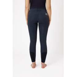 Pantalones de Montar con AsientoCompleto de Silicona para Mujer Meghan B Vertigo Azul marino oscuro