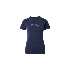 Camiseta de Manga Corta Para Mujer Daniele B Vertigo Azul marino oscuro Camiseta de Manga Corta Para Mujer Daniele B Vertigo Azul marino oscuro