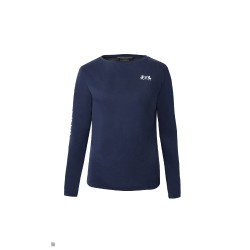 Camiseta de manga larga de mujer B Vertigo Daniele Azul marino oscuro