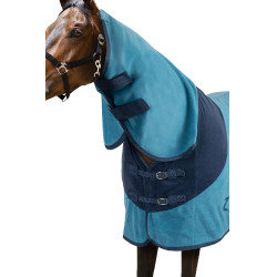Manta Polar con Cubre Cuello Completo Turin Horze Azul real Manta Polar con Cubre Cuello Completo Turin Horze Azul real