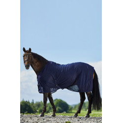 Manta Secante de Malla Turin Horze Azul oscuro Manta Secante de Malla Turin Horze Azul oscuro