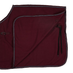 Manta Riñonera Polar Dorso Kiel Horze Rojo oscuro Manta Riñonera Polar Dorso Kiel Horze Rojo oscuro