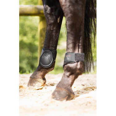 Horze Conjunto de Protectores de Tendones y Menudillos Armour Negro Horze Conjunto de Protectores de Tendones y Menudillos Armour Negro