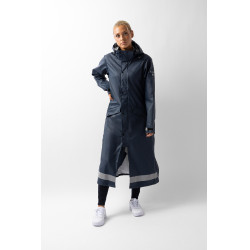 Impermeable Horze Hazel para mujer largo con aberturas Impermeable Horze Hazel para mujer largo con aberturas