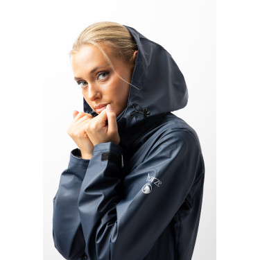 Impermeable Horze Hazel para mujer largo con aberturas Impermeable Horze Hazel para mujer largo con aberturas
