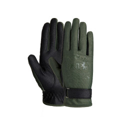 Guantes de equitación B Vertigo Laia para mujer con logotipo impreso Guantes de equitación B Vertigo Laia para mujer con logotipo impreso