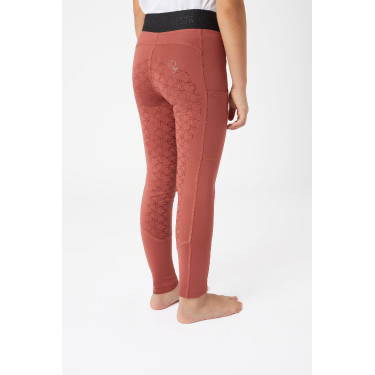 Leggings de equitación con silicona Horze Leighton Adolescente de asiento completo con forro cálido Leggings de equitación con silicona Horze Leighton Adolescente de asiento completo con forro cálido