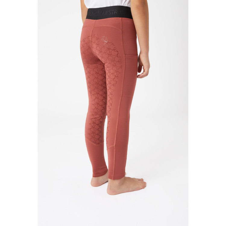 Leggings de equitación con silicona Horze Leighton Adolescente de asiento completo con forro cálido Leggings de equitación con silicona Horze Leighton Adolescente de asiento completo con forro cálido