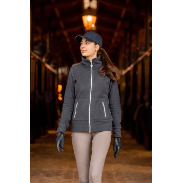 Chaqueta de equitación polar Horze Ellie para mujer Chaqueta de equitación polar Horze Ellie para mujer