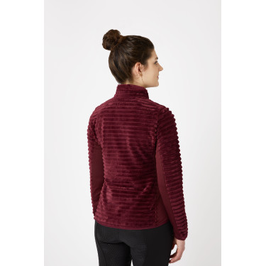 Chaqueta de equitación polar a rayas Horze Della para mujer Chaqueta de equitación polar a rayas Horze Della para mujer