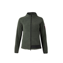 Chaqueta de equitación polar elástica B Vertigo Cleo para mujer Verde hiedra Chaqueta de equitación polar elástica B Vertigo Cleo para mujer Verde hiedra