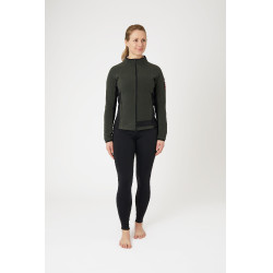 Chaqueta de equitación polar elástica B Vertigo Cleo para mujer Verde hiedra Chaqueta de equitación polar elástica B Vertigo Cleo para mujer Verde hiedra