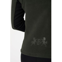 Chaqueta de equitación polar elástica B Vertigo Cleo para mujer Verde hiedra Chaqueta de equitación polar elástica B Vertigo Cleo para mujer Verde hiedra