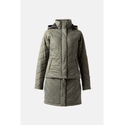 Plumífero Aurora Horze para mujer con falda desmontable Escarabajo verde Plumífero Aurora Horze para mujer con falda desmontable Escarabajo verde