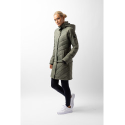 Plumífero Aurora Horze para mujer con falda desmontable Escarabajo verde Plumífero Aurora Horze para mujer con falda desmontable Escarabajo verde