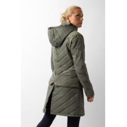 Plumífero Aurora Horze para mujer con falda desmontable Escarabajo verde Plumífero Aurora Horze para mujer con falda desmontable Escarabajo verde