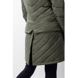 Plumífero Aurora Horze para mujer con falda desmontable Escarabajo verde Plumífero Aurora Horze para mujer con falda desmontable Escarabajo verde