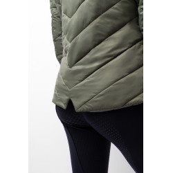 Plumífero Aurora Horze para mujer con falda desmontable Escarabajo verde Plumífero Aurora Horze para mujer con falda desmontable Escarabajo verde