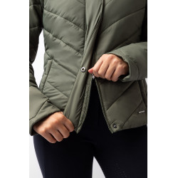 Plumífero Aurora Horze para mujer con falda desmontable Escarabajo verde Plumífero Aurora Horze para mujer con falda desmontable Escarabajo verde