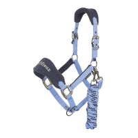 Cabezada y ramal LeMieux Vogue Esme Maíz azul Cabezada y ramal LeMieux Vogue Esme Maíz azul