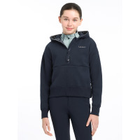Sudadera con capucha LeMieux de media cremallera Esme Young Rider Hettie Marina modelo antiguo