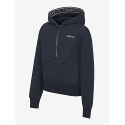 Sudadera con capucha LeMieux de media cremallera Esme Young Rider Hettie Marina modelo antiguo Azul marino Sudadera con capucha LeMieux de media cremallera Esme Young Rider Hettie Marina modelo antiguo Azul marino