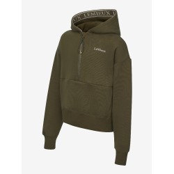 Sudadera con capucha LeMieux de media cremallera Esme Young Rider Hettie Alpino Marrón Sudadera con capucha LeMieux de media cremallera Esme Young Rider Hettie Alpino Marrón