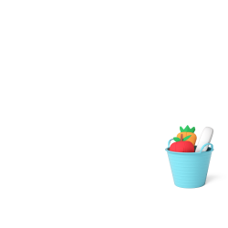 Cubo de golosinas Mini Poney LeMieux Multi Multicolor