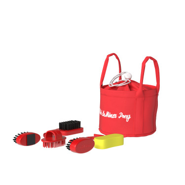 Kit de limpieza Mini Poni LeMieux Chilli Rojo