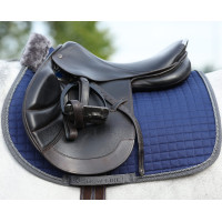 Tapis de selle Bucas Show-Line Dressage Azúl marino / gris
