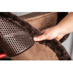 Mantilla Gel Grip Showing Numnah LeMieux Castaño Marrón