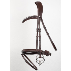 Brida Montar Normandie Deluxe de cuero curtido Castaño Marrón Brida Montar Normandie Deluxe de cuero curtido Castaño Marrón