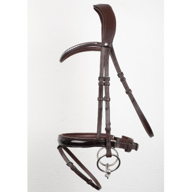 Brida Montar Normandie Deluxe de cuero curtido Castaño Marrón Brida Montar Normandie Deluxe de cuero curtido Castaño Marrón