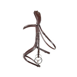 Brida Montar US Excellence Adapt cuero curtido Castaño Marrón