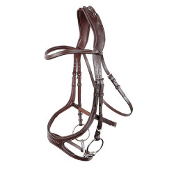 Brida Montar US Excellence Adapt cuero curtido Castaño Marrón