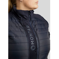 Chaleco acolchado sin mangas Montar Emma Curve para mujer Marino Azul marino