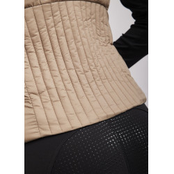 Chaleco acolchado sin mangas Montar MoAthena refinado para mujer Latté Marrón Chaleco acolchado sin mangas Montar MoAthena refinado para mujer Latté Marrón