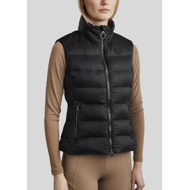 Chaleco acolchado sin mangas Montar MoAthena refinado para mujer Chaleco acolchado sin mangas Montar MoAthena refinado para mujer
