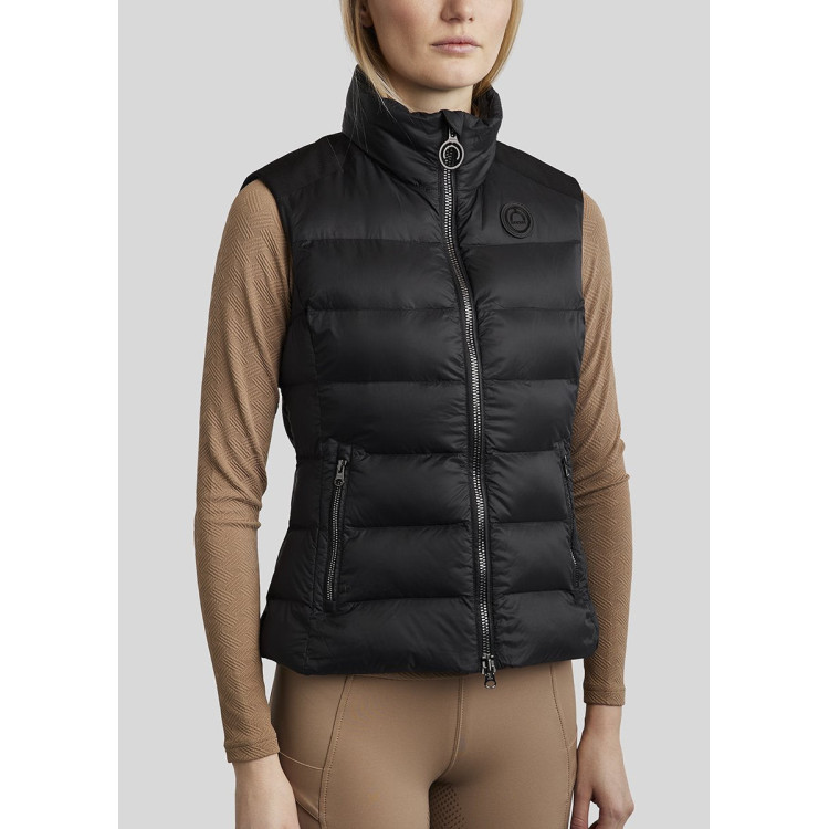 Chaleco acolchado sin mangas Montar MoAthena refinado para mujer Chaleco acolchado sin mangas Montar MoAthena refinado para mujer