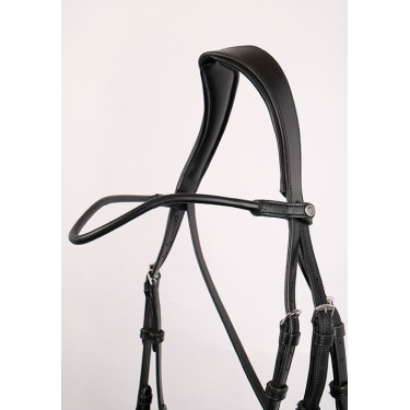 Frontal Montar cuero redondo curvado