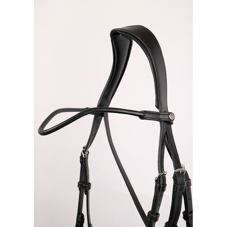 Frontal Montar cuero redondo curvado