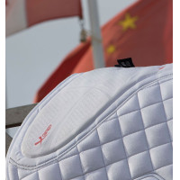 Mantilla LeMieux X-Grip Twin Sided Euro Jump Square Blanco