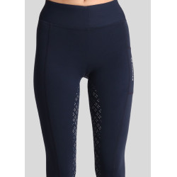 Legging Montar Selena logo full grip mujer Marino Azul marino