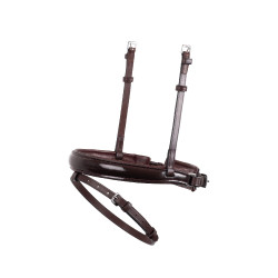 Muserola combinada Montar Deluxe cuero curtido