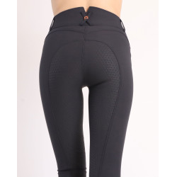 Pantalón Montar Molly Yati mujer talle alto full grip Marino / oro rosa Azul marino