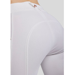Pantalón Montar MoMaddie full grip mujer Blanco / oro rosa Pantalón Montar MoMaddie full grip mujer Blanco / oro rosa