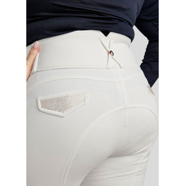 Pantalón de montar talle alto Briella crystal Rose gold Curve full grip mujer Pantalón de montar talle alto Briella crystal Rose gold Curve full grip mujer