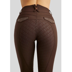 Pantalón de montar talle alto Briella crystal Rose gold Curve full grip mujer Castaño Marrón Pantalón de montar talle alto Briella crystal Rose gold Curve full grip mujer Castaño Marrón