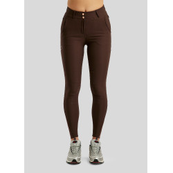 Pantalón de montar talle alto Briella crystal Rose gold Curve full grip mujer Castaño Marrón Pantalón de montar talle alto Briella crystal Rose gold Curve full grip mujer Castaño Marrón